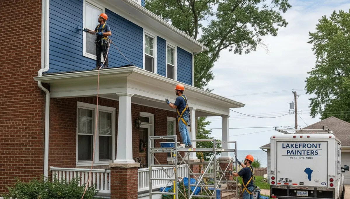 Painting crew in Milwaukee, WI providing professional interior and exterior house painting services