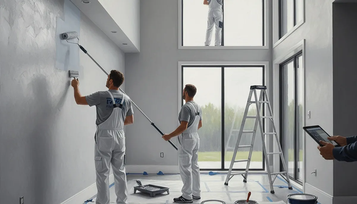 Milwaukee, WI interior house painting by Milwaukee Paint Pros for a smooth, lasting finish