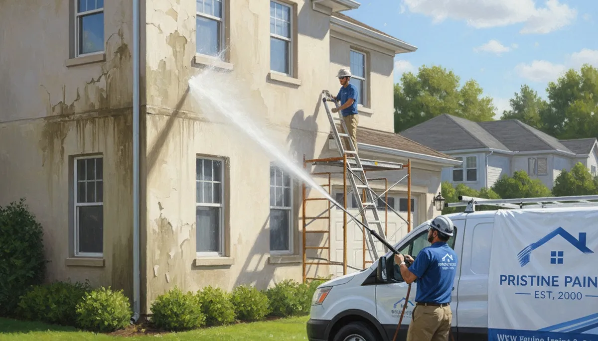 Pressure cleaning in Milwaukee, WI for exterior surfaces, removing grime, salt, and mildew