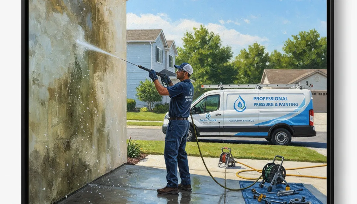 Pressure cleaning exterior surfaces in Milwaukee, WI by Milwaukee Paint Pros