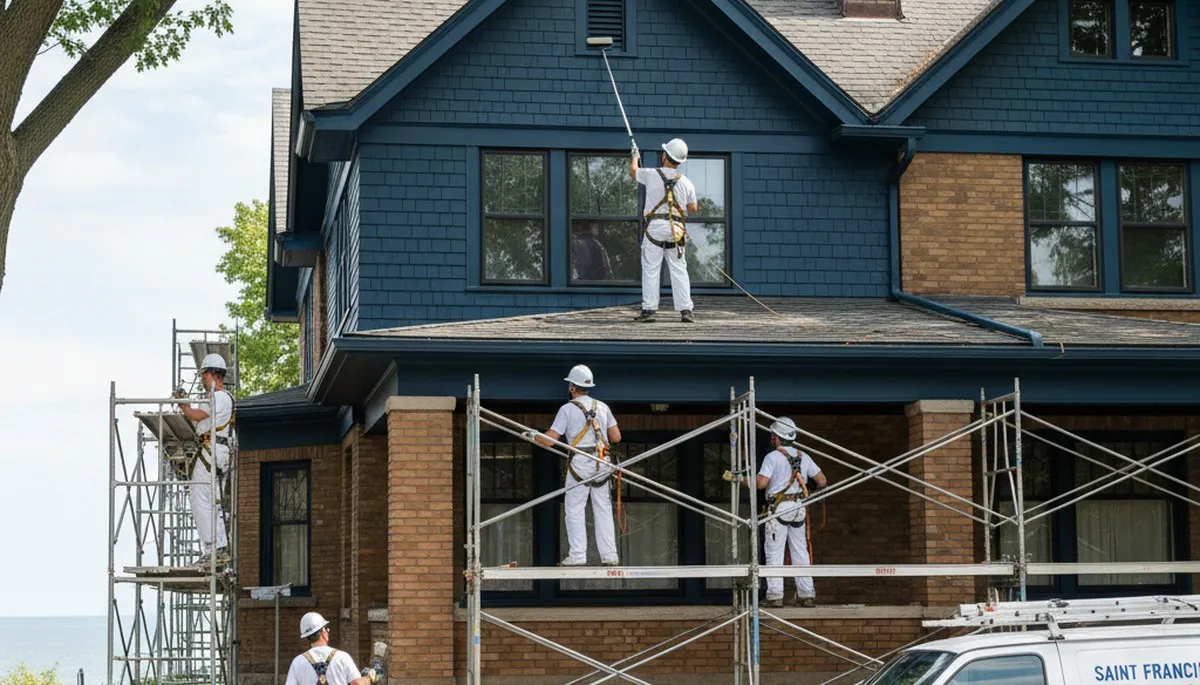 Milwaukee, WI painting contractor team providing professional interior and exterior house painting services